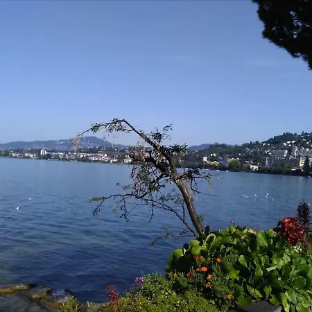 Avec Jardin Prive A 100mt Du * Montreux